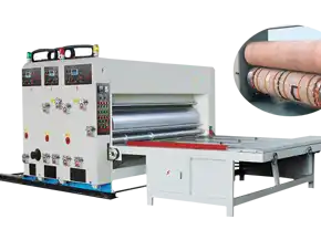 Golden Brand Industrial Chainfeeding Printer, Slotter, Die Cutter